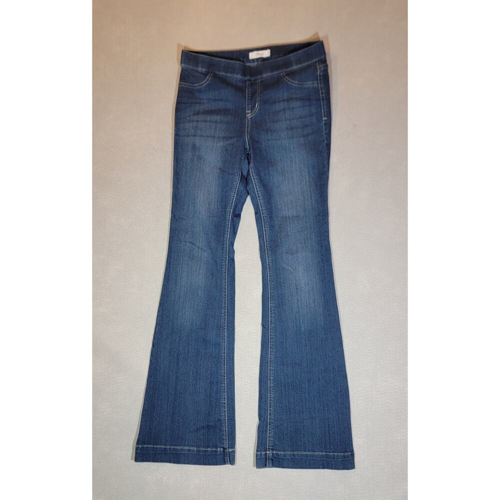 Cello High Waisted Pull On Flare Jeans Medium 30x31